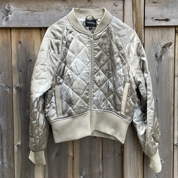 Metallic floral bomber - Picture 1 of 4